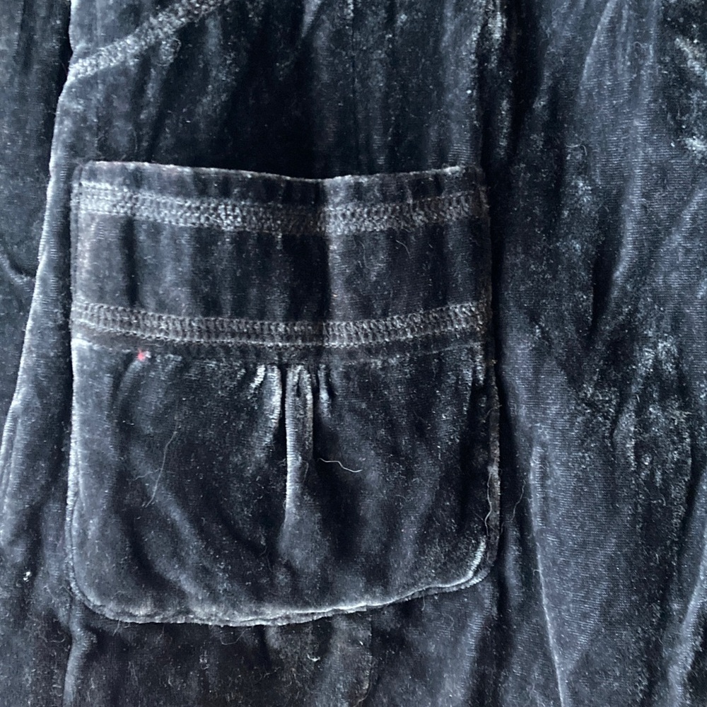 Blue Gray AXCESS Jacket LIZ CLAIBORNE Blazer Steel Blue Grey Rayon Velvet Size 6 - Picture 2 of 9